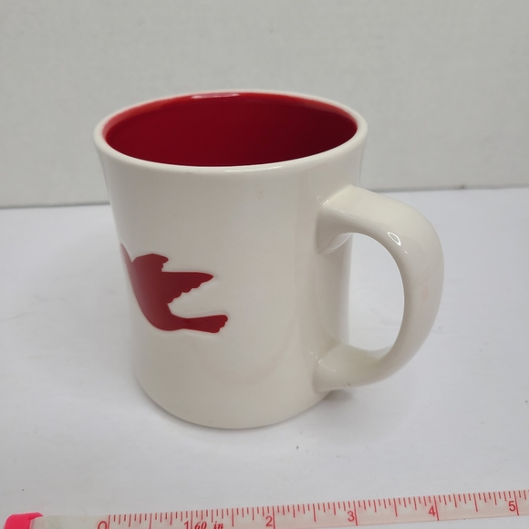 Starbucks Coffee Mug Red Bird 2008 Starbucks Coffee Company 12 Oz EUC - Picture 7 of 11